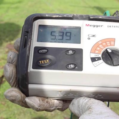 CERTIFICADO DE CALIBRACIÓN DE PROBADORES DE TIERRA (TELUROMETRO) de 0,1 A 10000 ohm