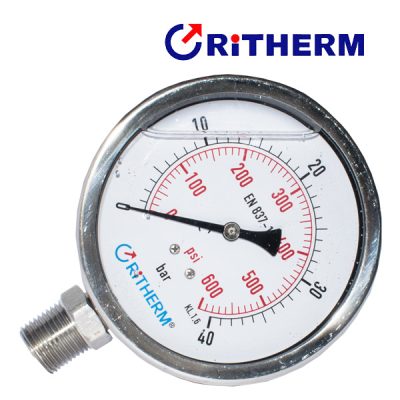 MANÓMETRO ANÁLOGO CON CONEXIÓN TRASERA CARÁTULA DE 2.5” Ref: 1320-T2.5