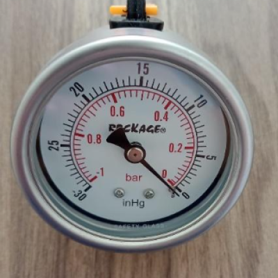 VACUÓMETRO ANÁLOGO CON CONEXIÓN TRASERA CARÁTULA DE 2.5″ Ref:MR4V000R